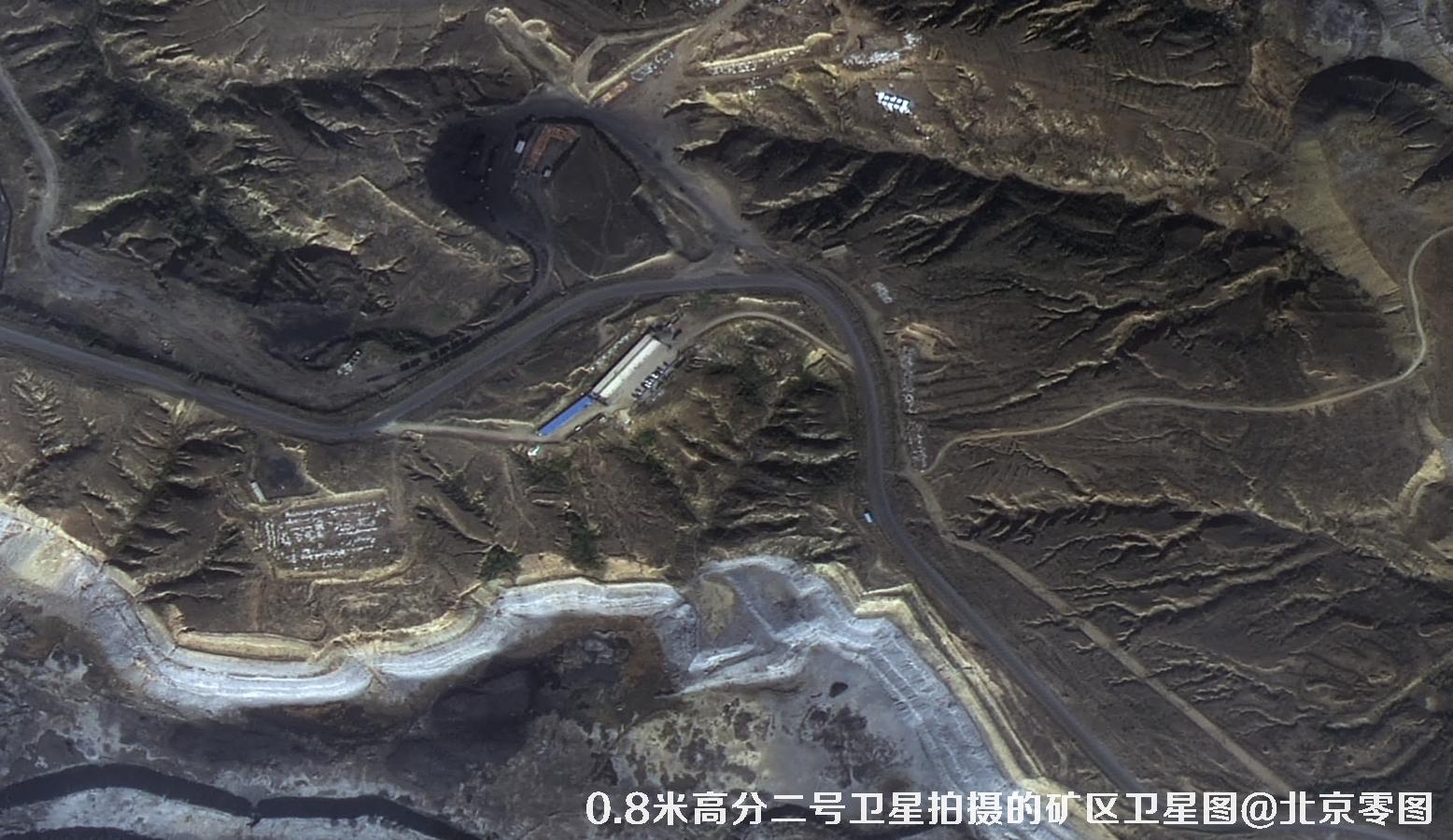 0.8米GF2卫星拍摄的地图图片