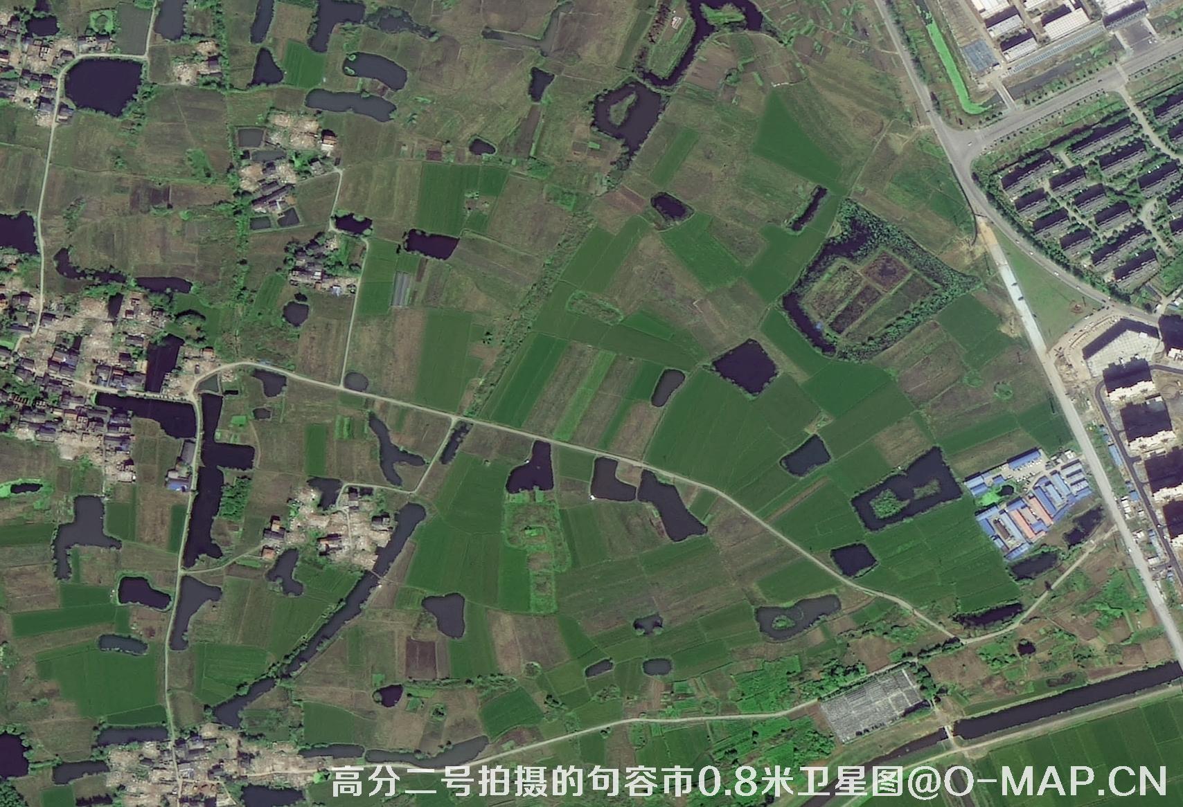 0.8-meter resolution GF2 Satellite Images