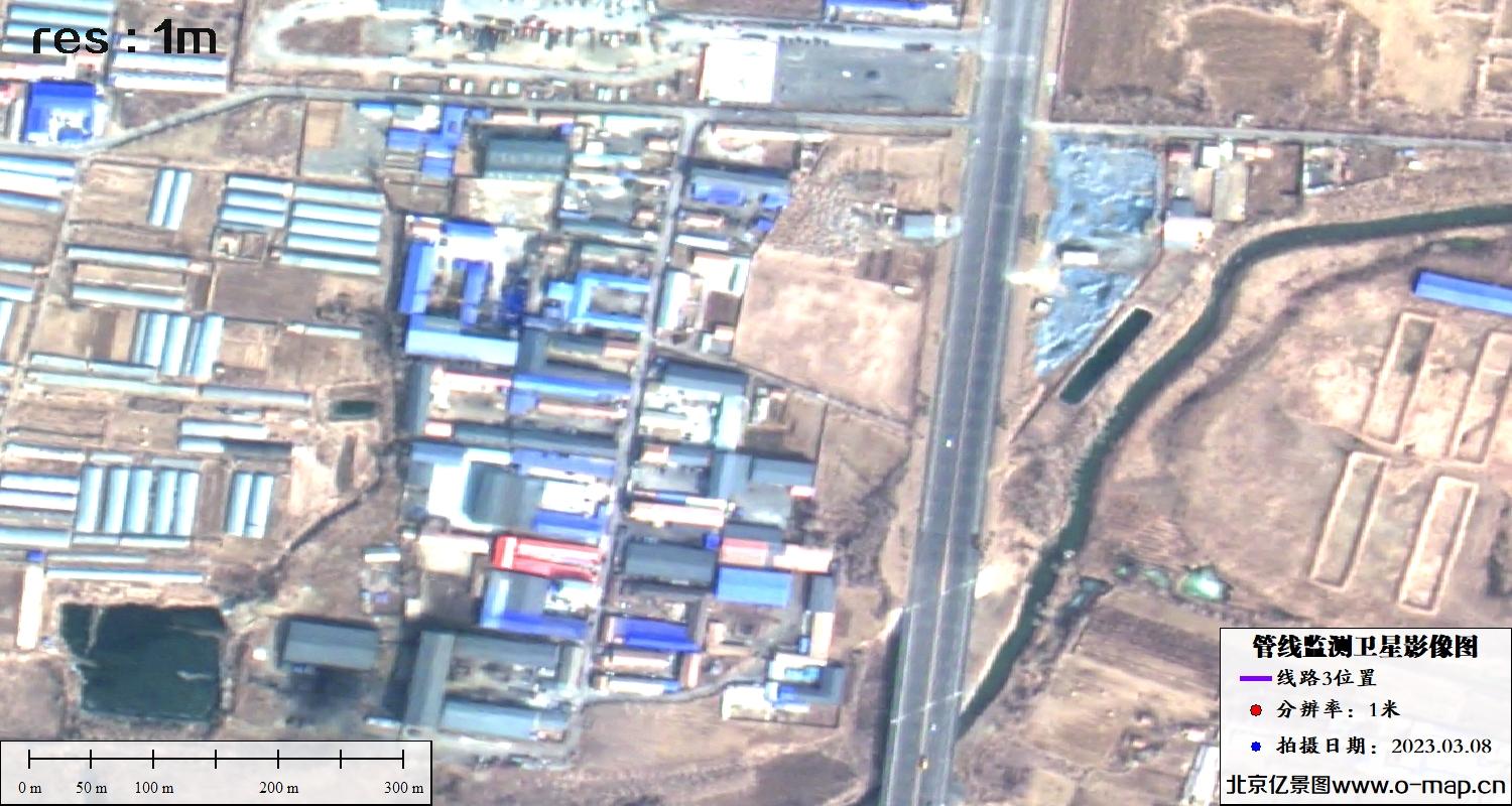 沈阳市管线项目沿线地物2023年1米分辨率卫星影像