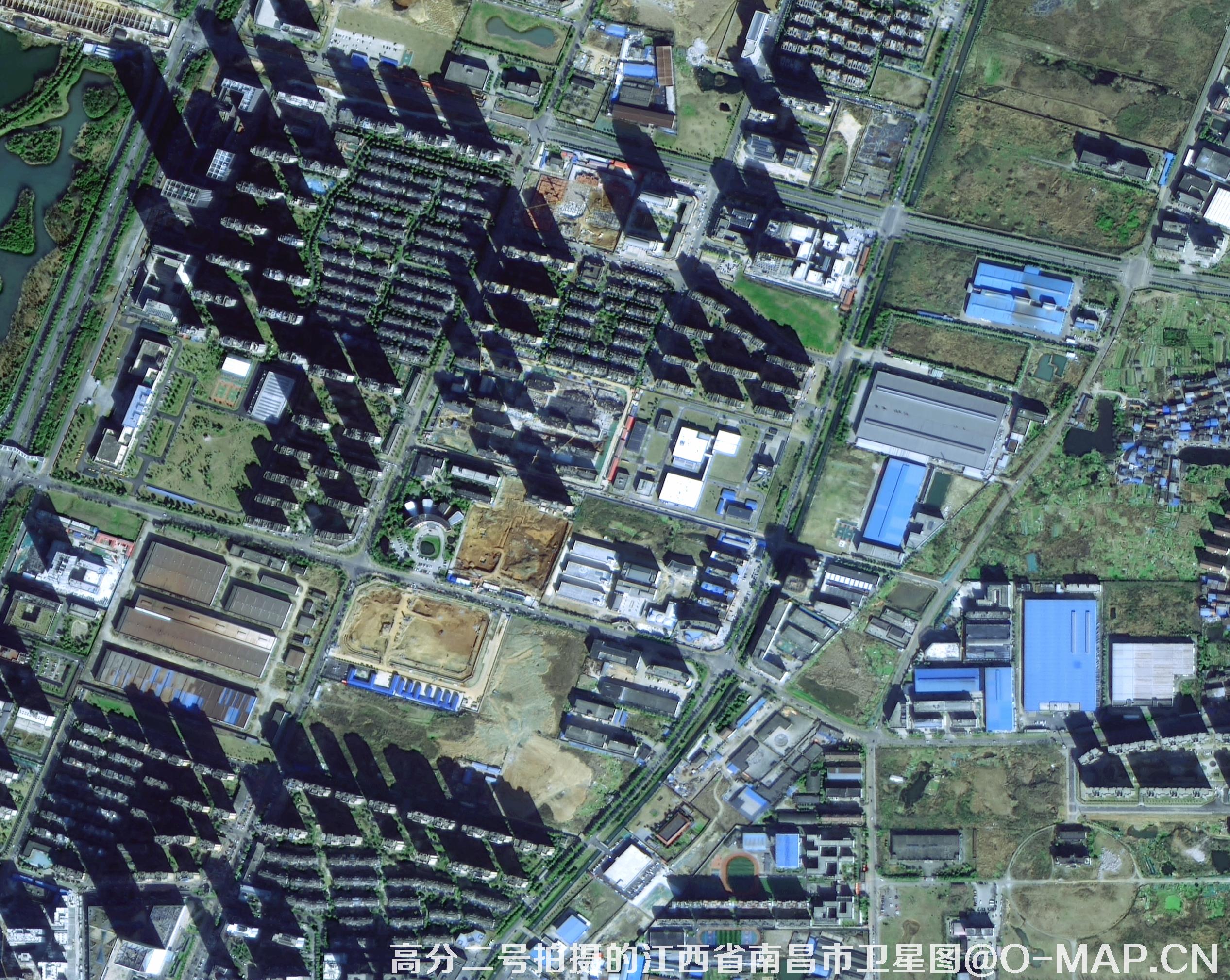 0.8米卫星图-用于土地征迁官司举证材料