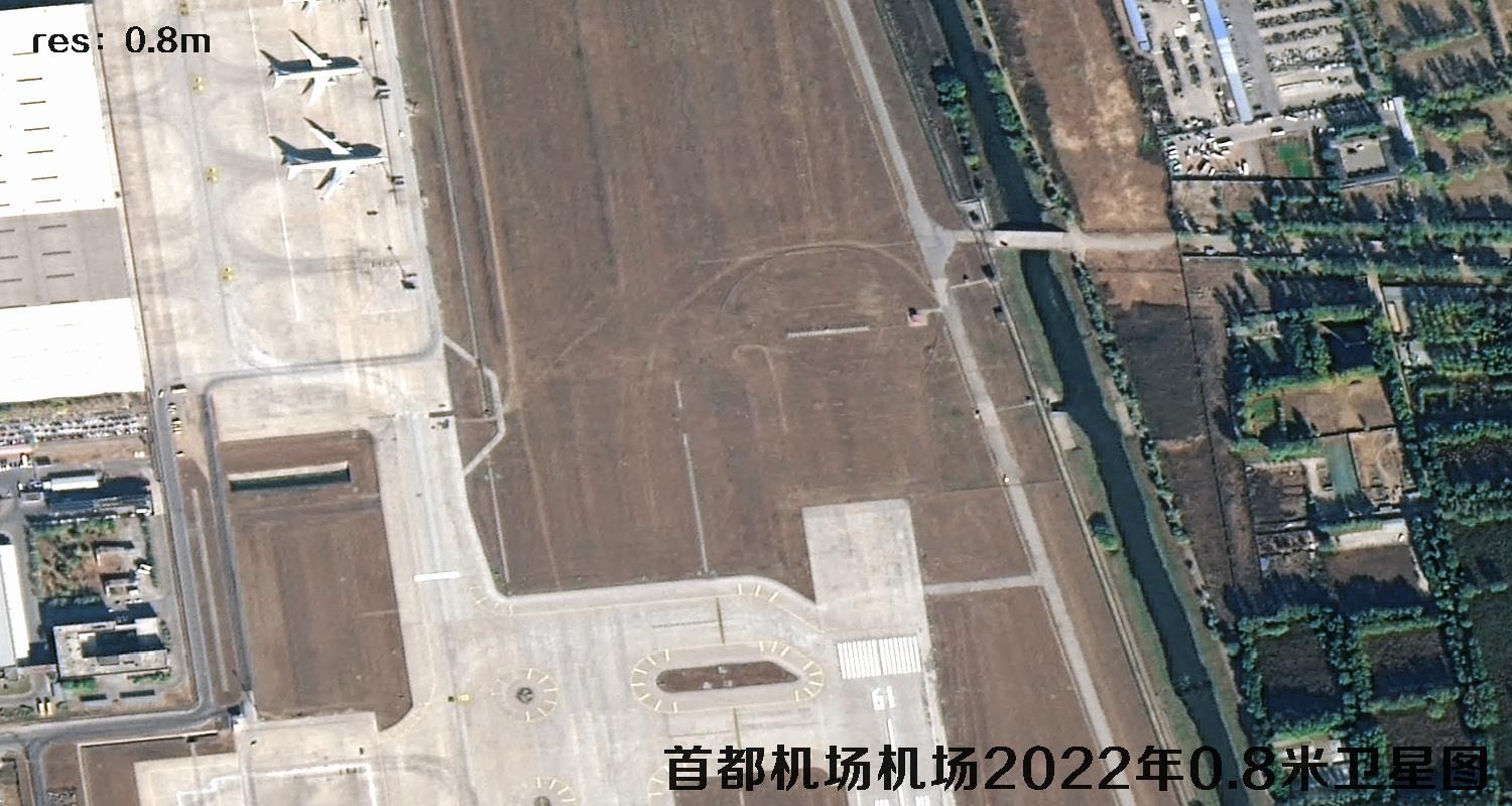 国产卫星拍摄的0.8米分辨率卫星影像图示例图片