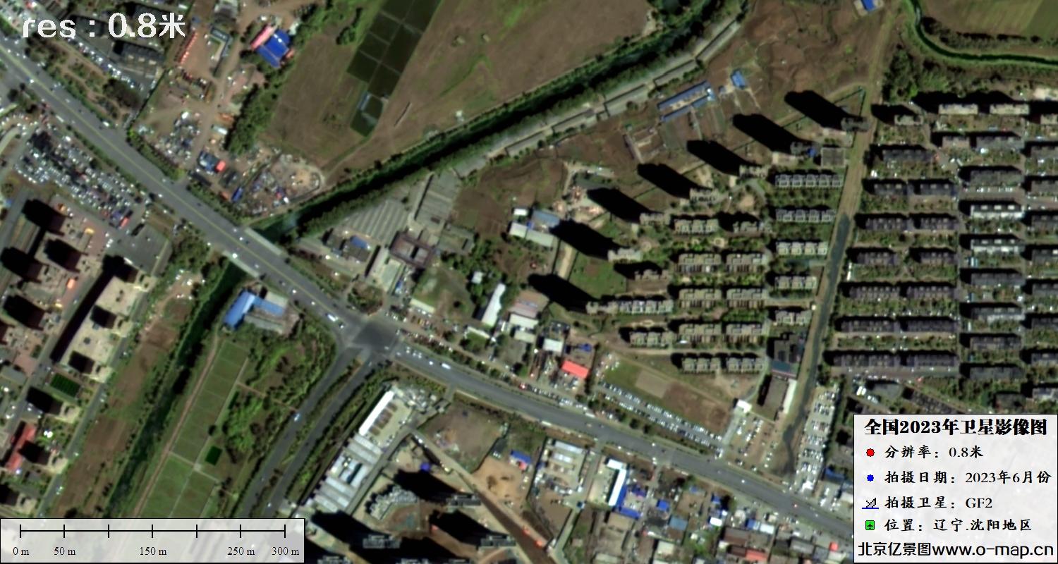 GF2卫星2023年6月份拍摄的辽宁沈阳