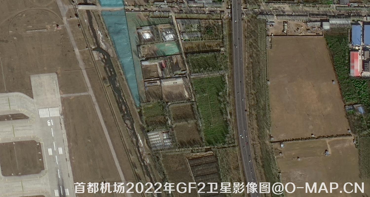 国产0.8米分辨率卫星拍摄的高清影像图