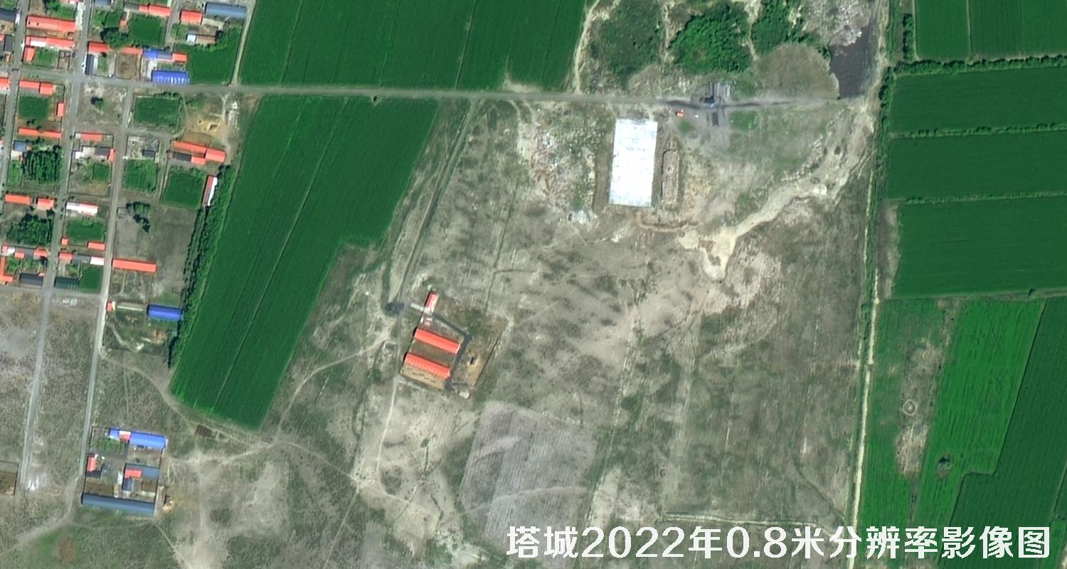 高分二号2022年拍摄的塔城地区0.8米影像图
