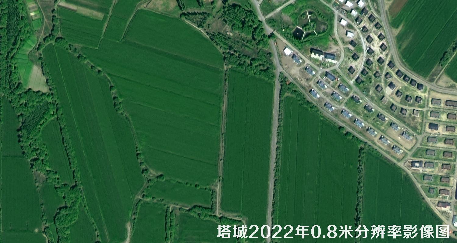 高分二号2022年拍摄的塔城地区0.8米影像图