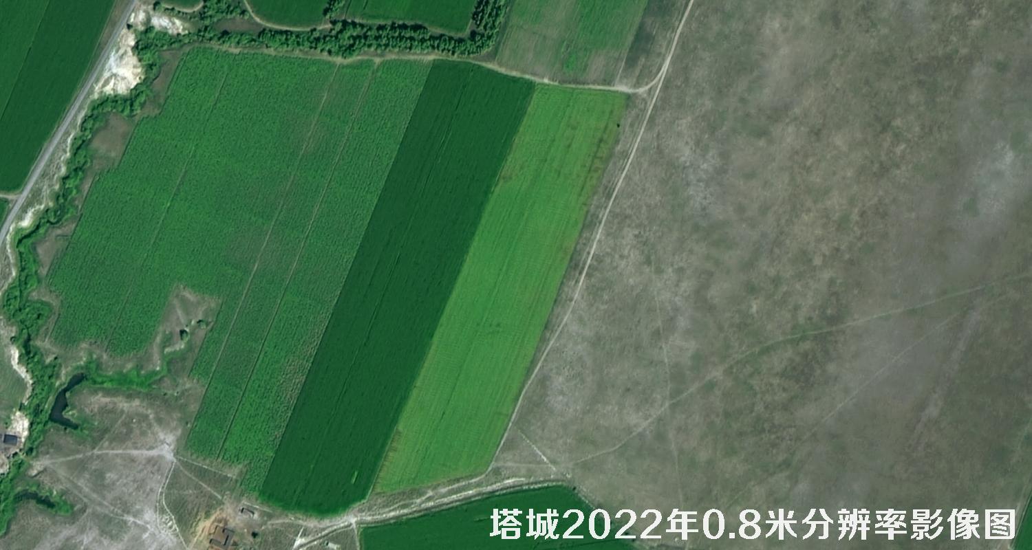 高分二号2022年拍摄的塔城地区0.8米影像图