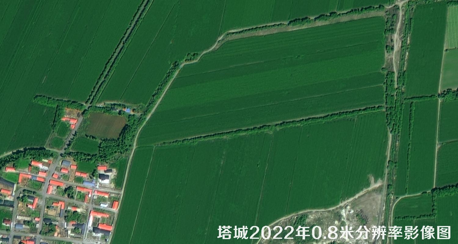 高分二号2022年拍摄的塔城地区0.8米影像图