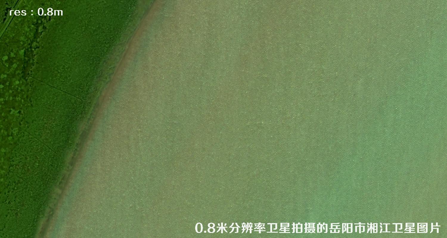 0.8米分辨率卫星拍摄的图片