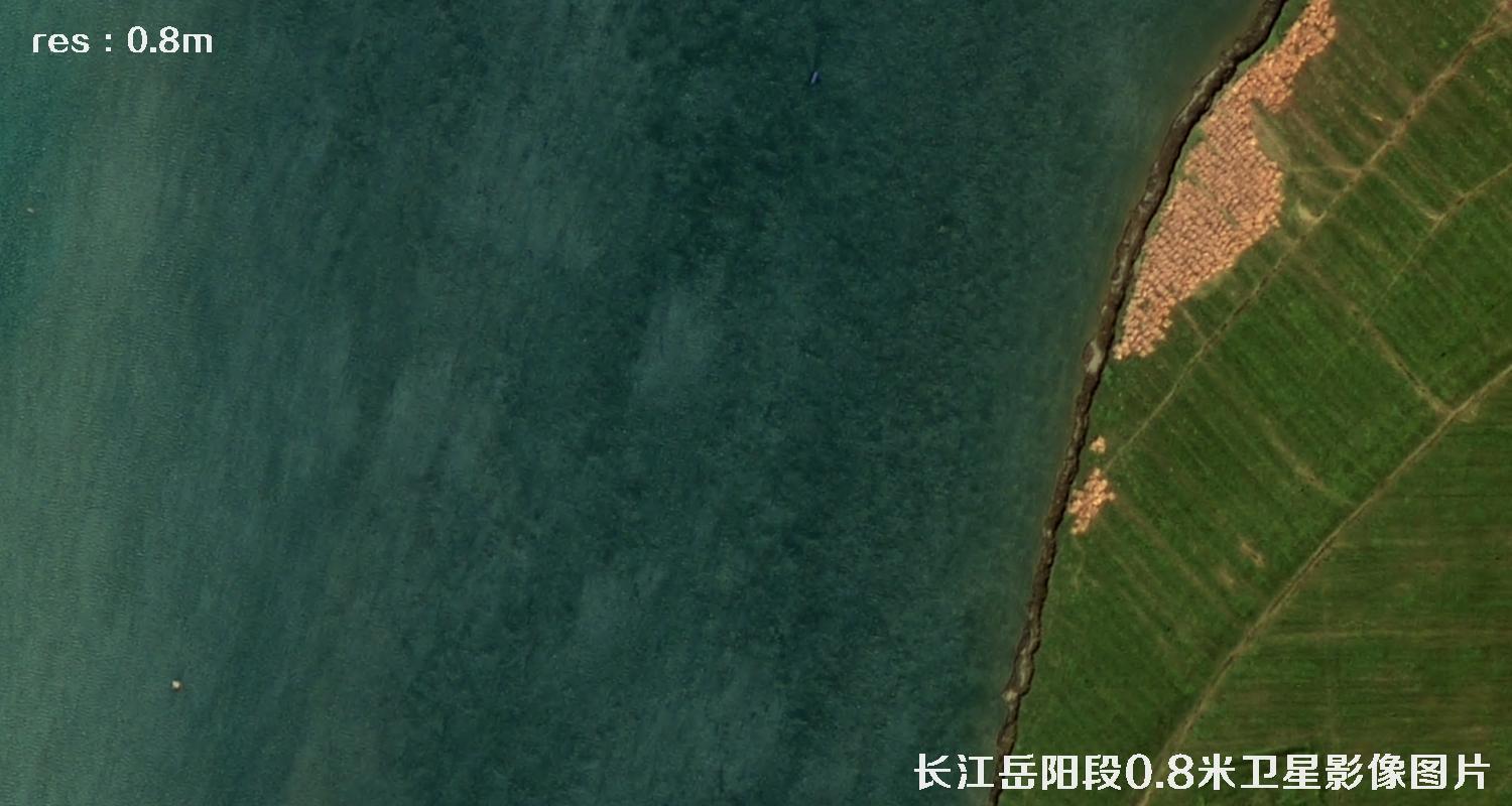 国产0.8米分辨率卫星拍摄的高清影像图