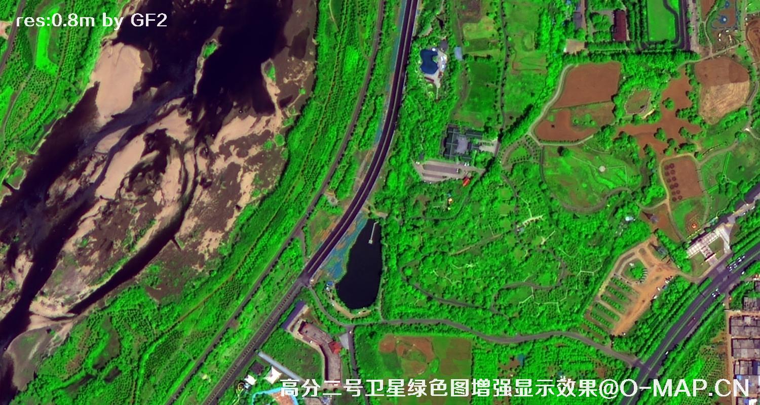 国产0.8米卫星拍摄的图片