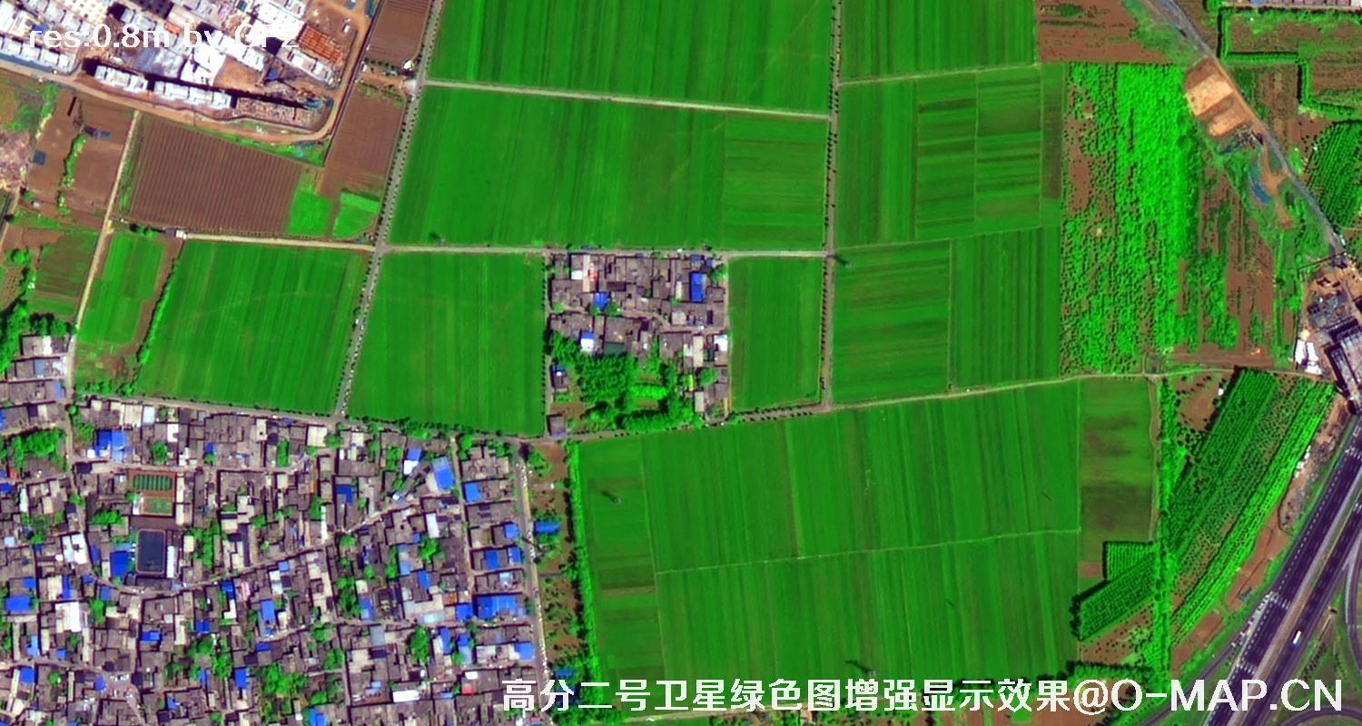国产0.8米分辨率卫星拍摄的高清图片