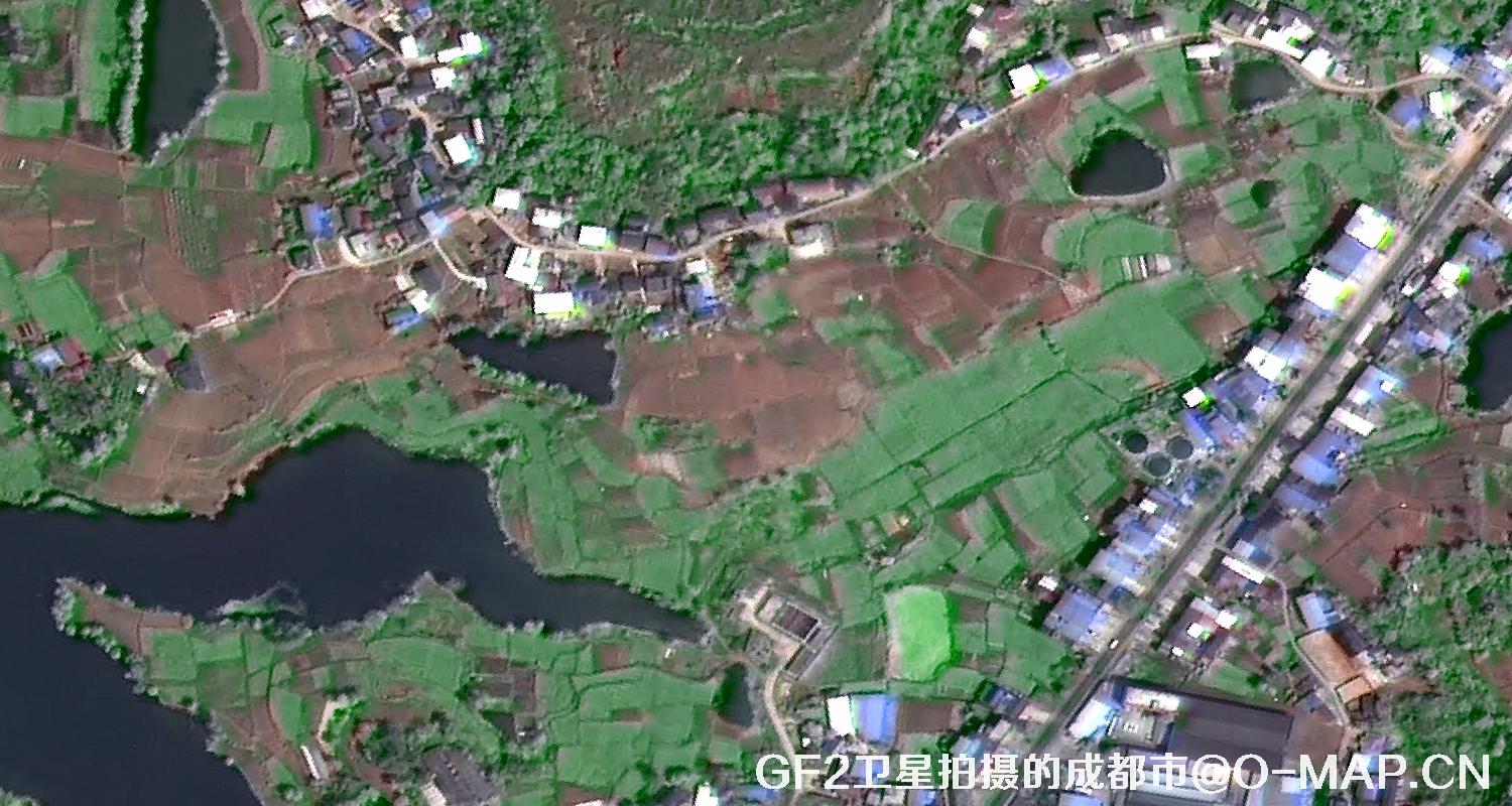 0.8米分辨率卫星图