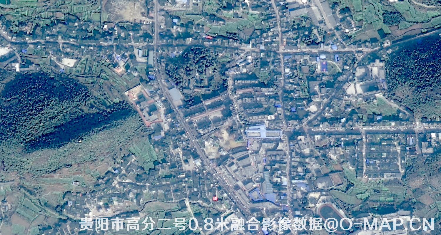 高分二号卫星拍摄的图片样例