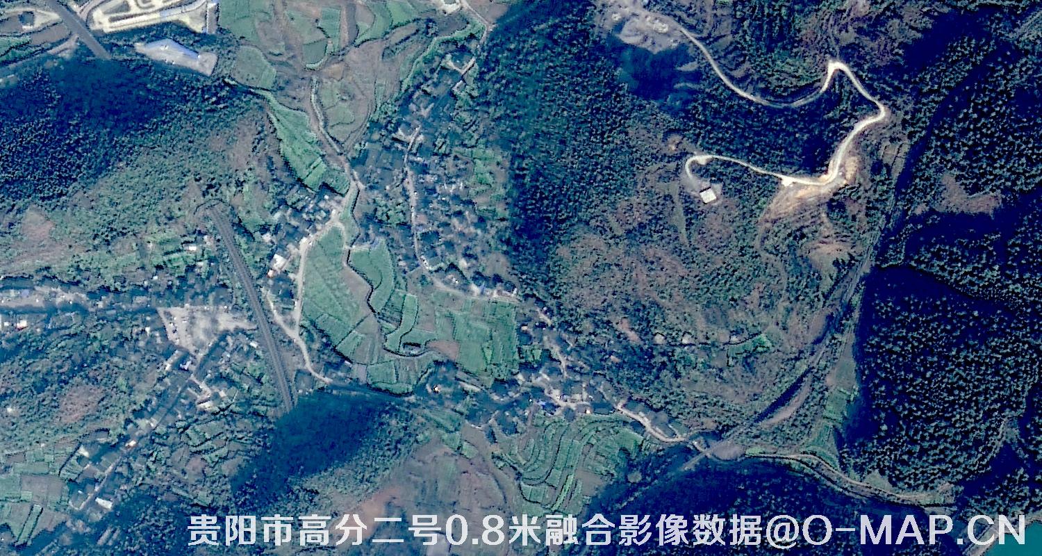 高分二号卫星拍摄的卫星图样例