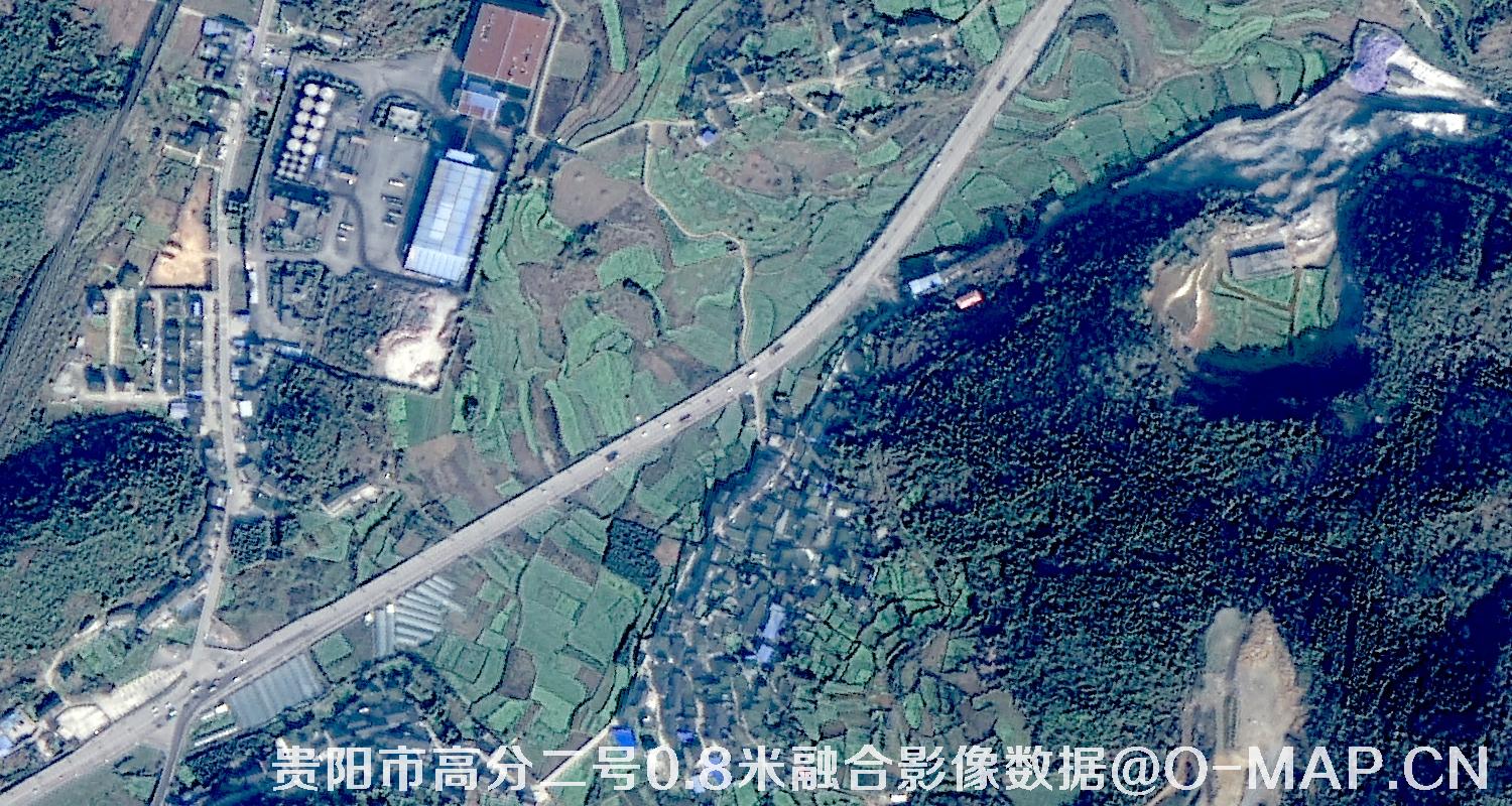 0.8米高分二号卫星图
