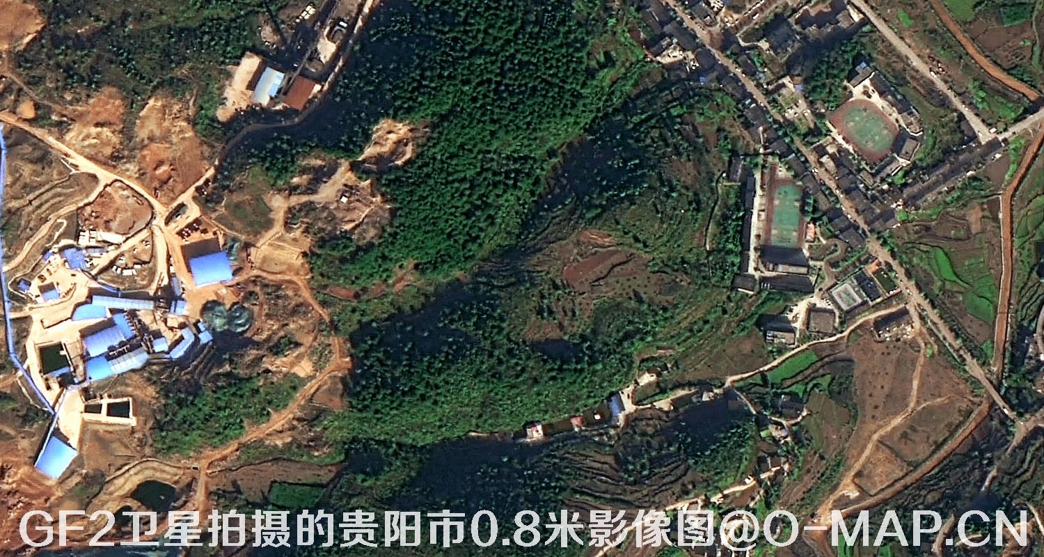 0.8米分辨率影像图