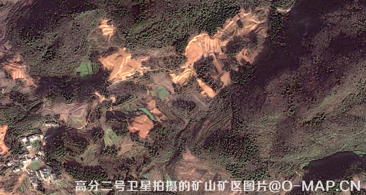 国产卫星拍摄的0.8米分辨率卫星图