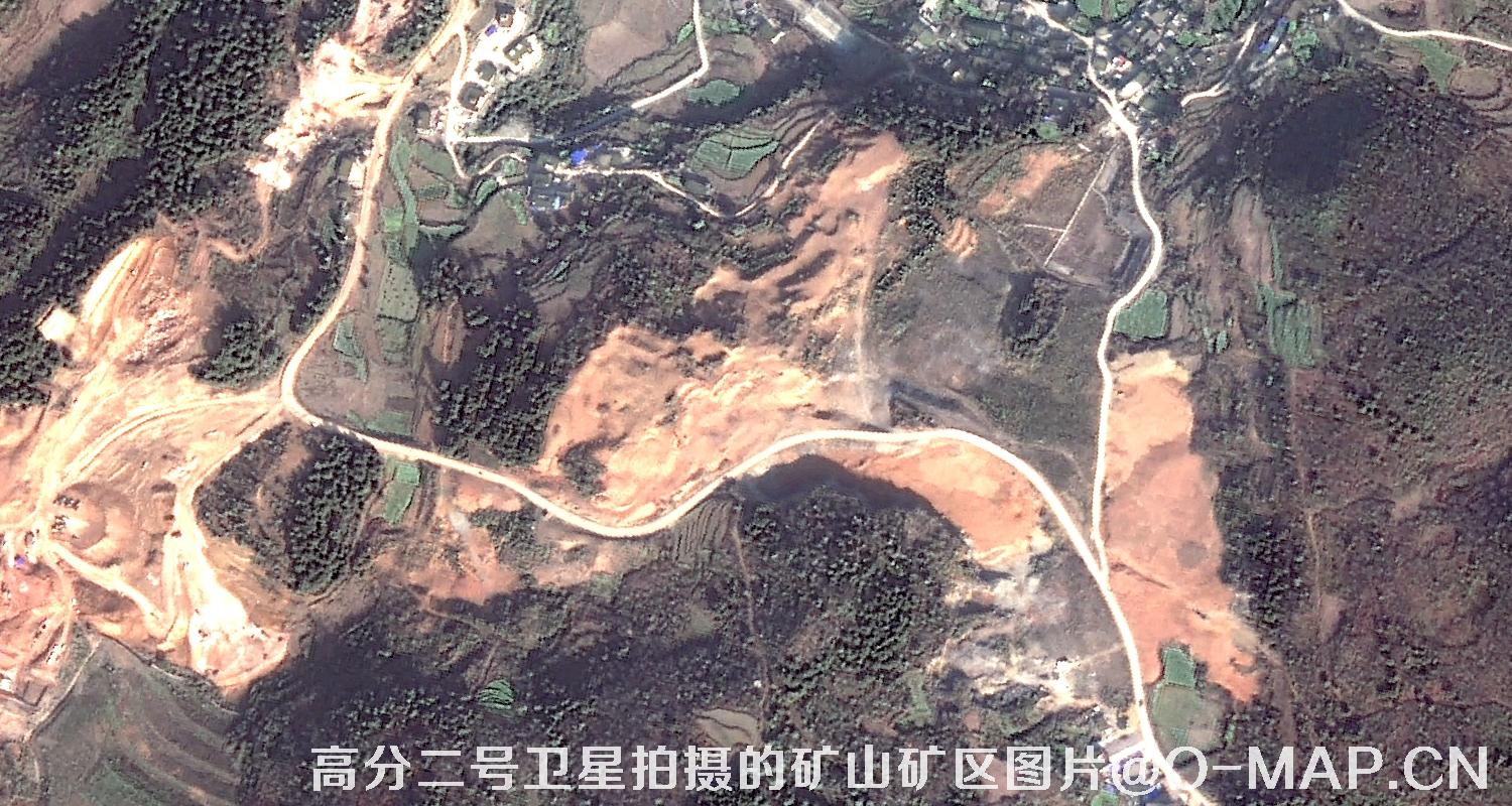 高分二号卫星拍摄的0.8米分辨率卫星图效果
