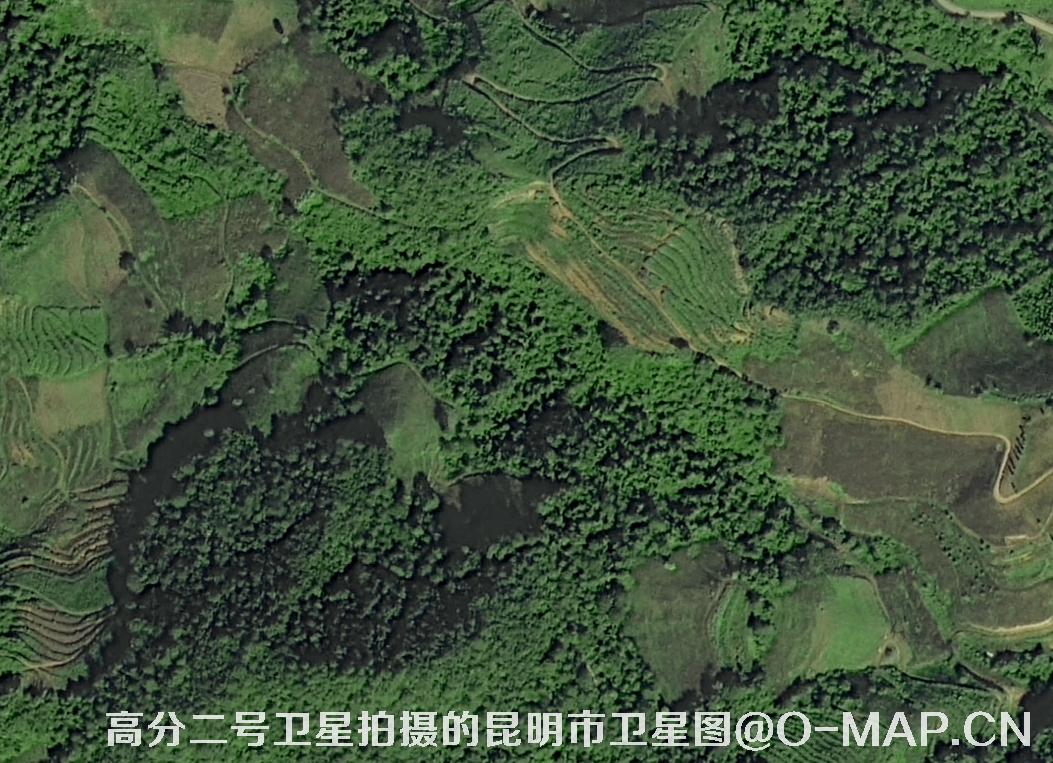 高分二号拍摄的0.8米卫星影像图