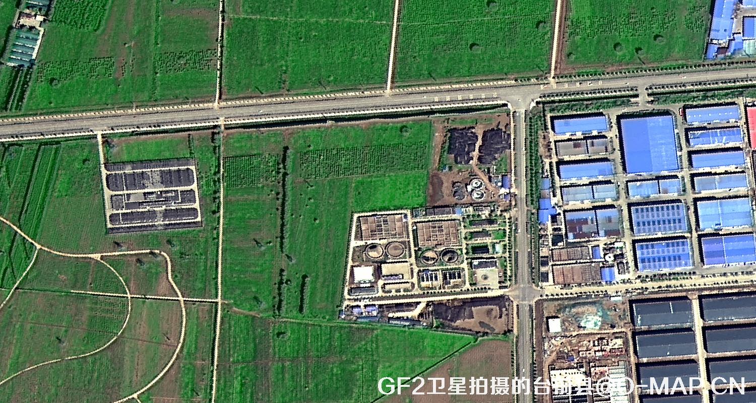 高分二号卫星图清晰度效果图