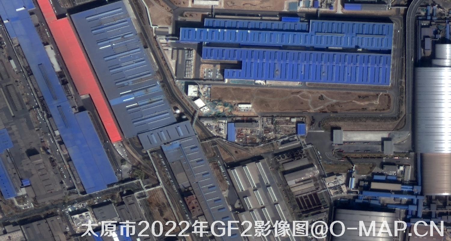 山西省太原市2022年0.8米GF2高分二号卫星影像图