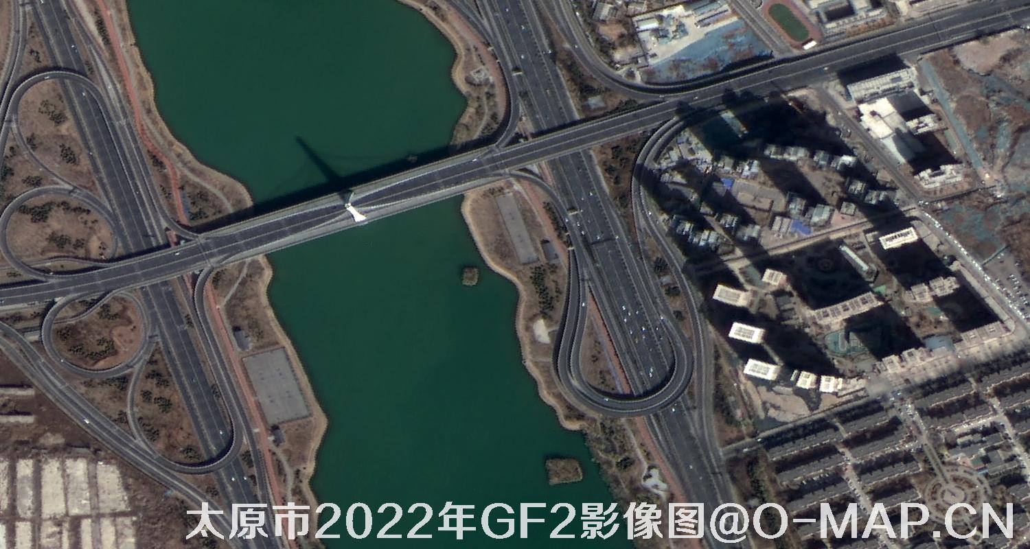 山西省太原市2022年0.8米GF2高分二号卫星影像图