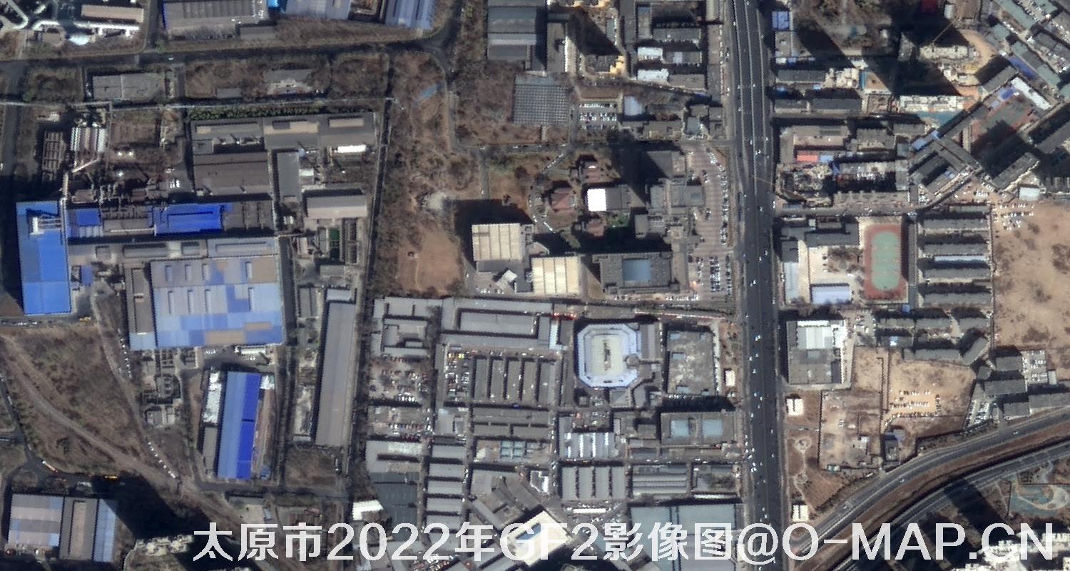 山西省太原市2022年0.8米GF2高分二号卫星影像图