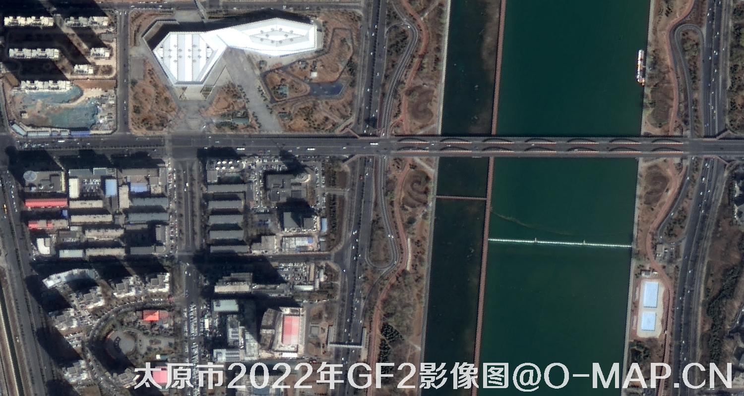 山西省太原市2022年0.8米GF2高分二号卫星影像图