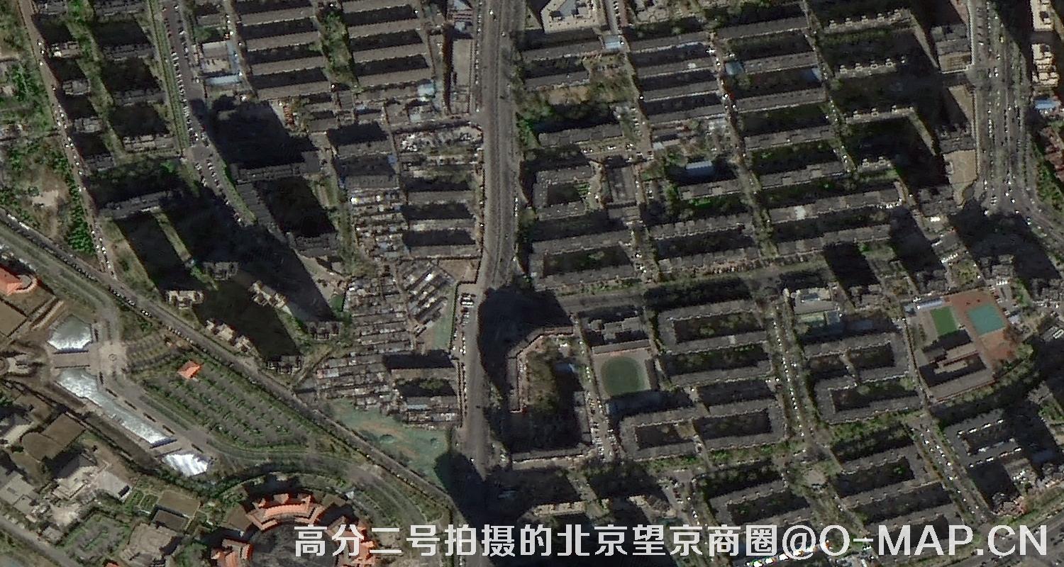 国产卫星拍摄的0.8米分辨率卫星图