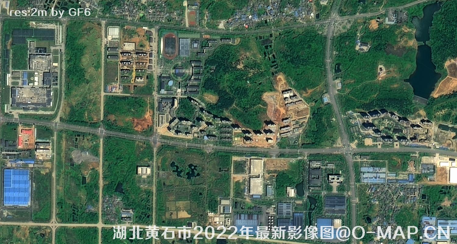 高分六号卫星拍摄的卫星图样例