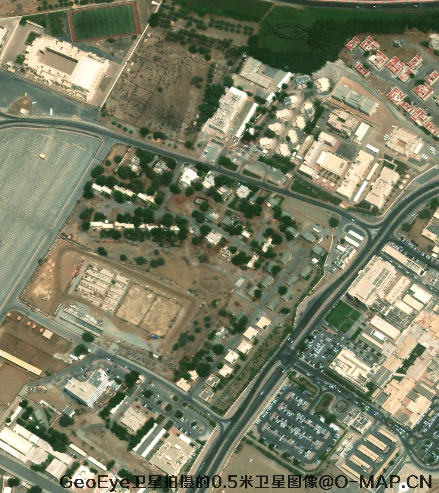  GeoEye卫星拍摄的0.5米卫星图像