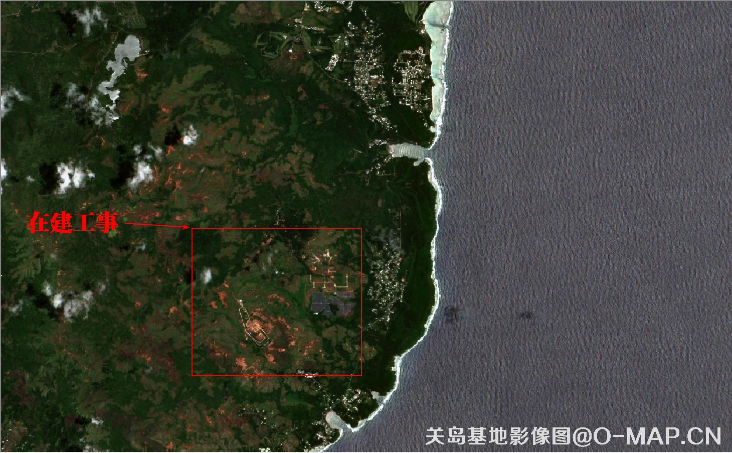 美国关岛海军基地2022年最新影像图