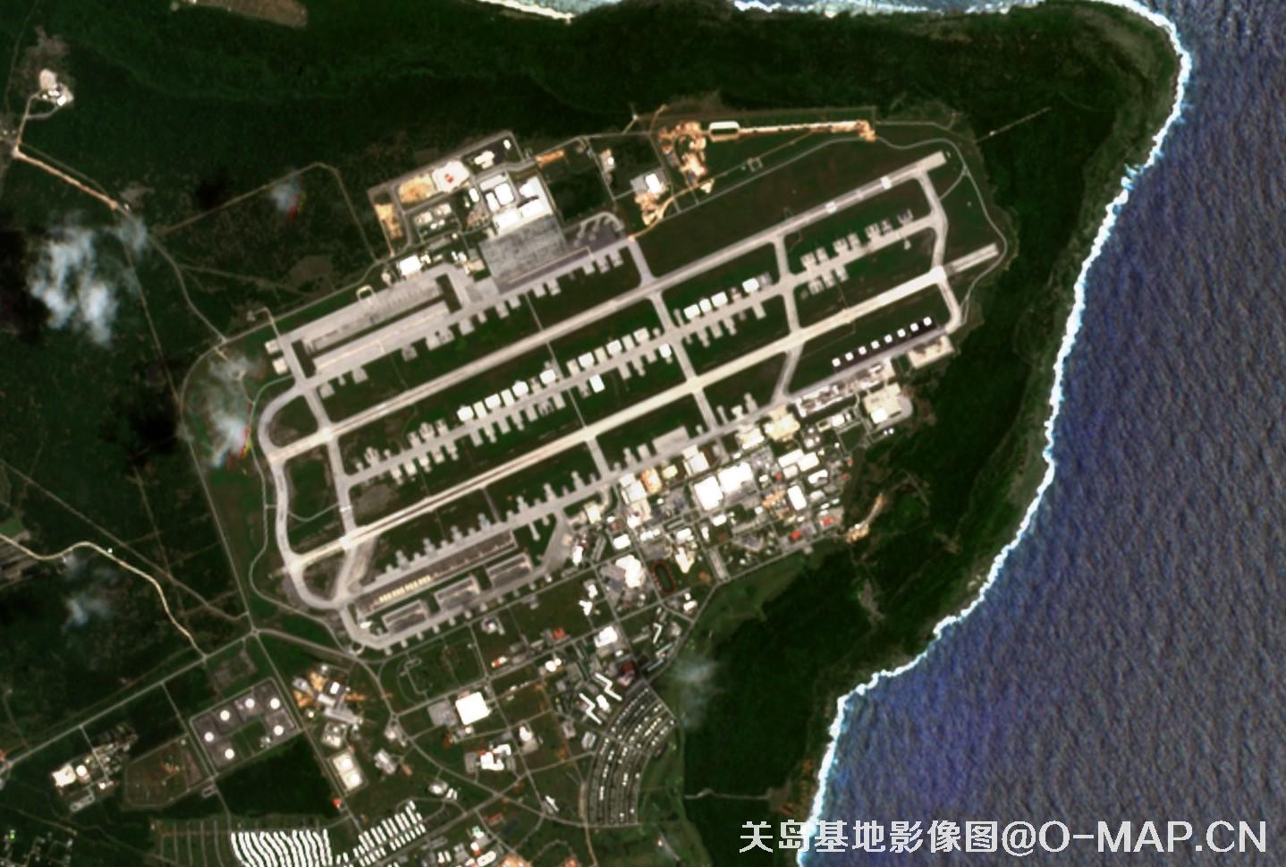 美国关岛海军基地2022年最新影像图