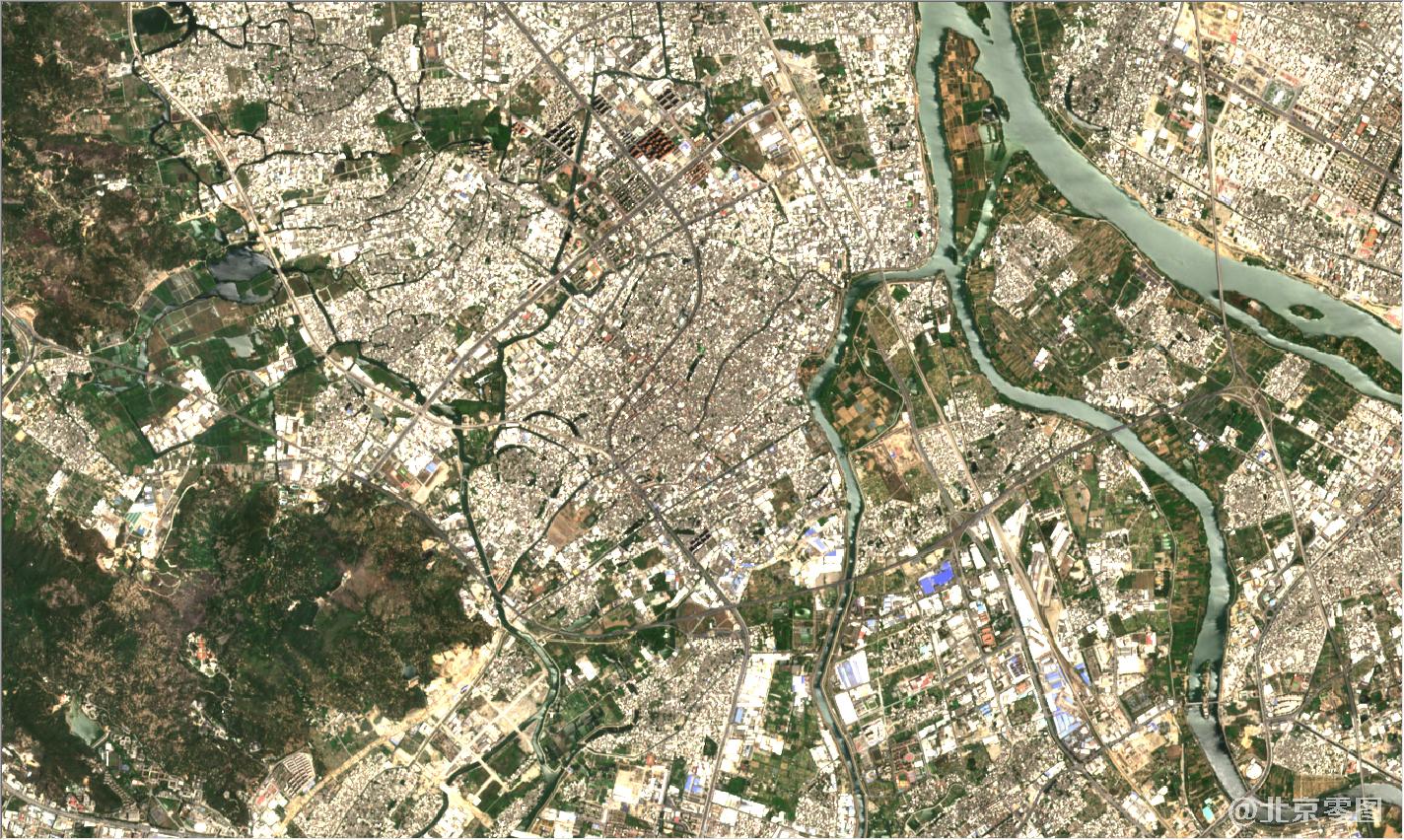 广东省2021年4月份最新卫星图