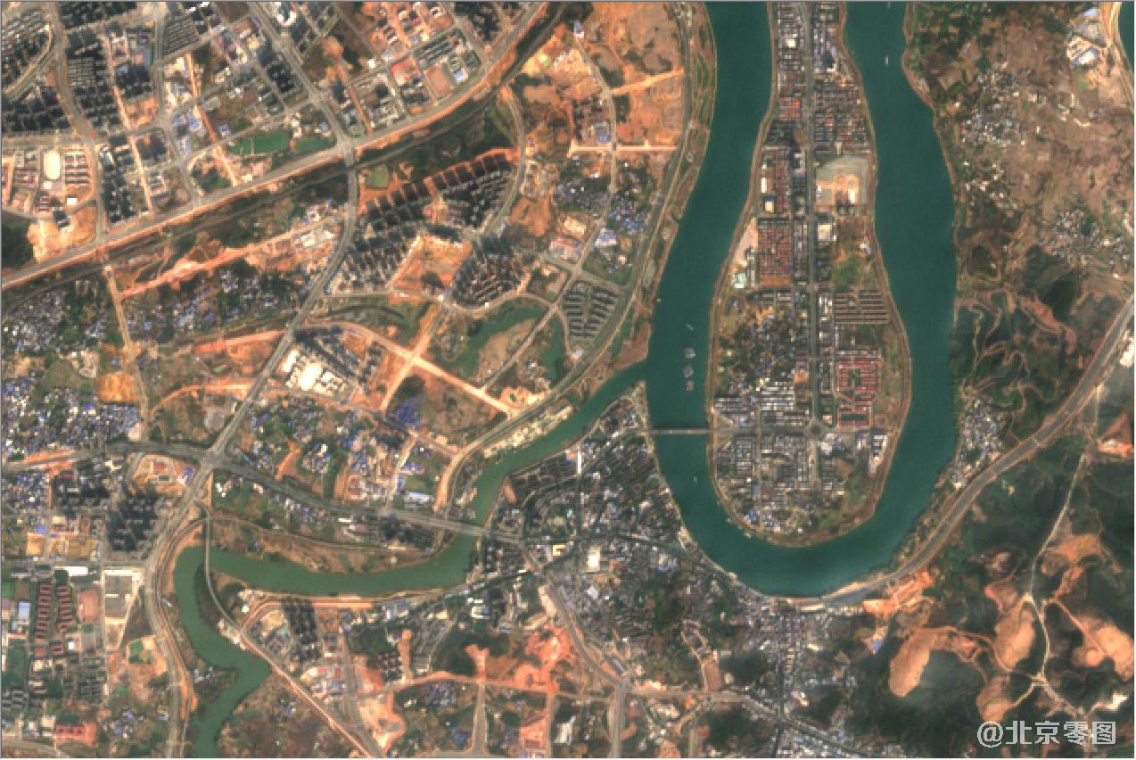 广西省2021年1月份最新卫星图