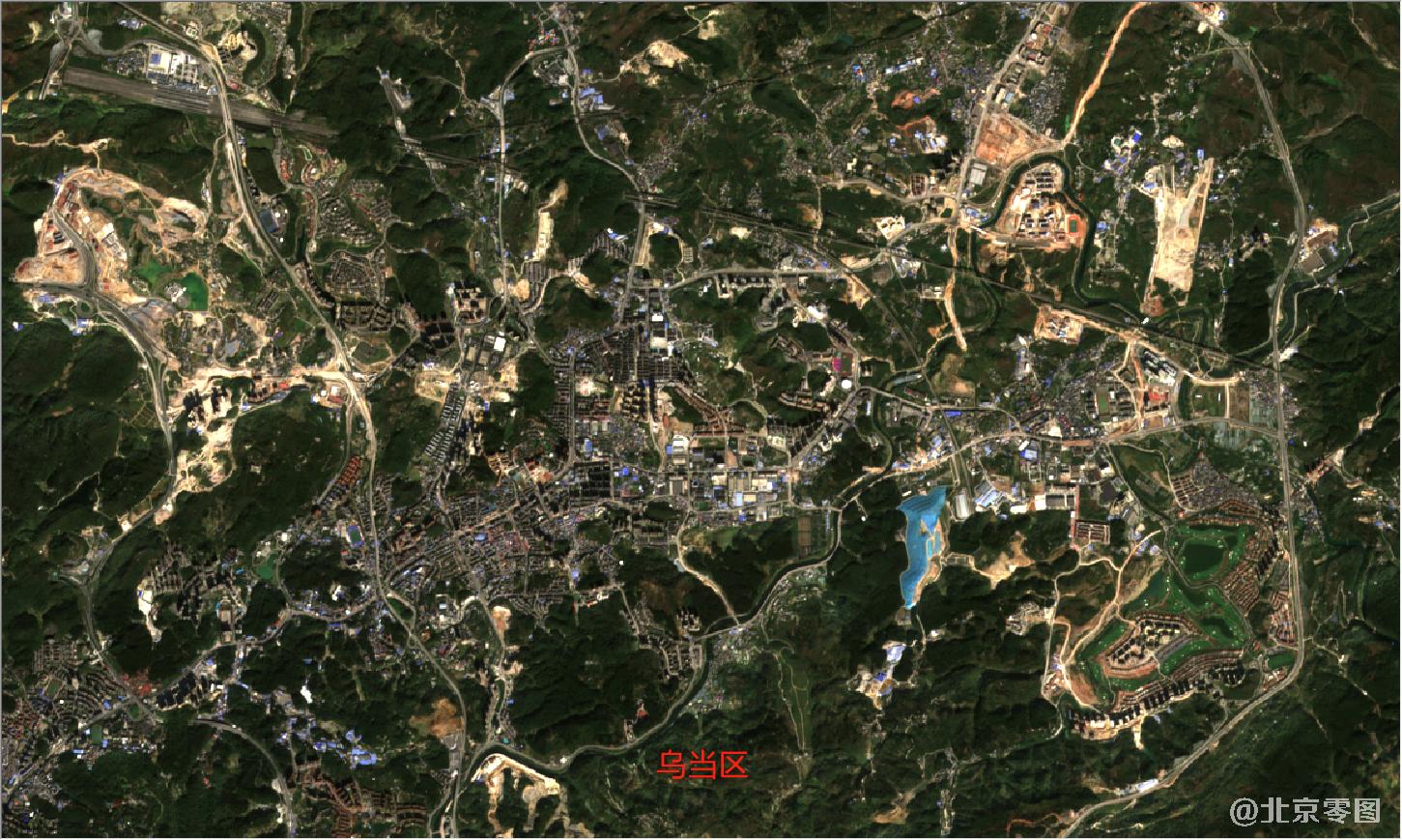 贵州省2021年最新卫星图-乌当区