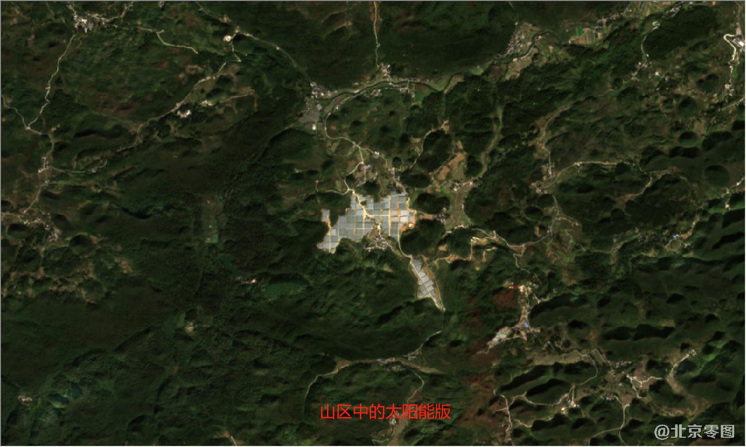 贵州省2021年最新卫星图-山林