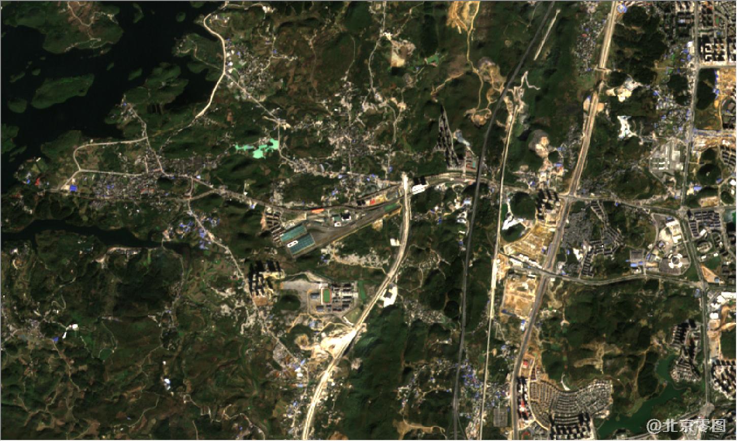 贵州省2021年最新卫星图-