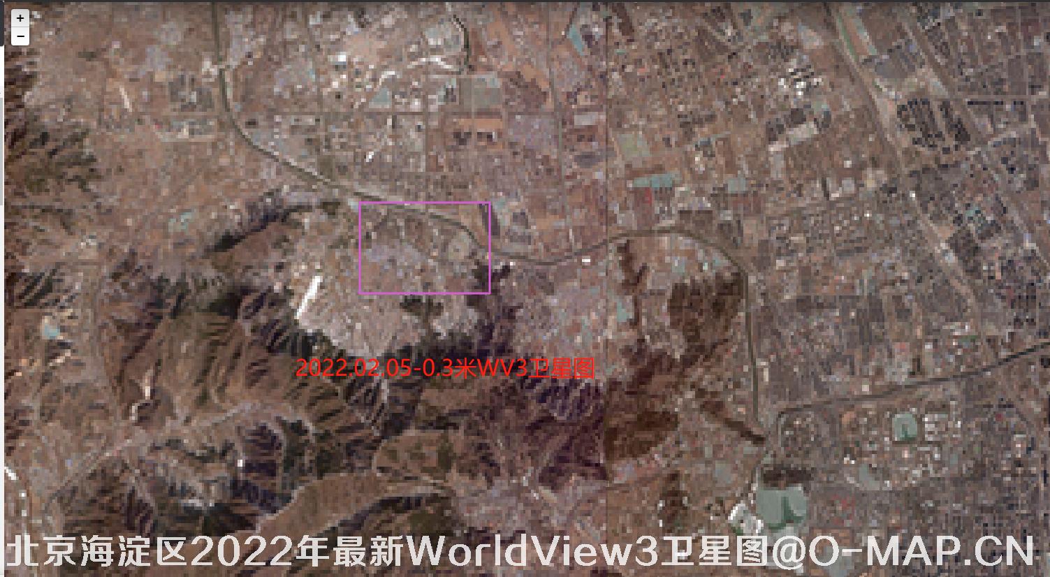 北京市海淀区2022年最新WorldView3卫星图