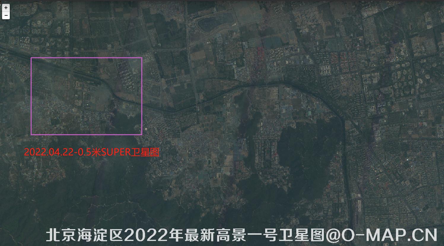 北京市海淀区2022年最新高景一号卫星图