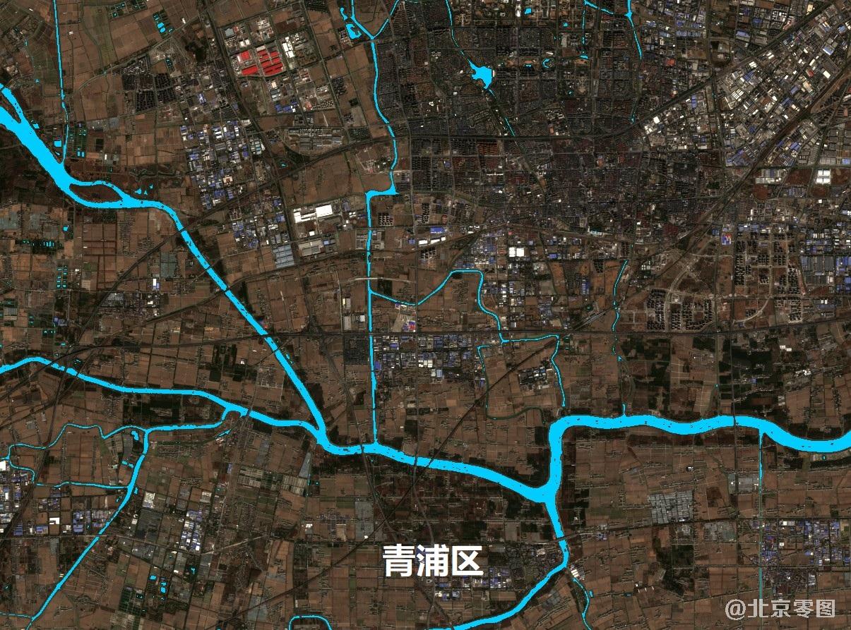 青浦区NDWI水指数图