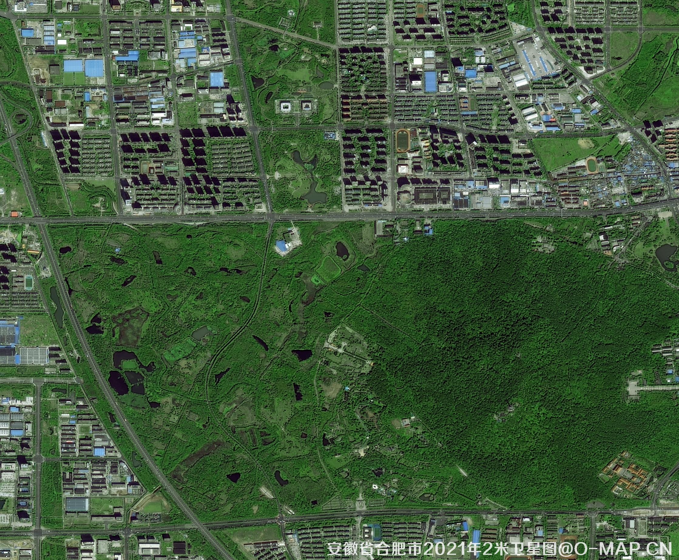 安徽省合肥市2米卫星图成果展示