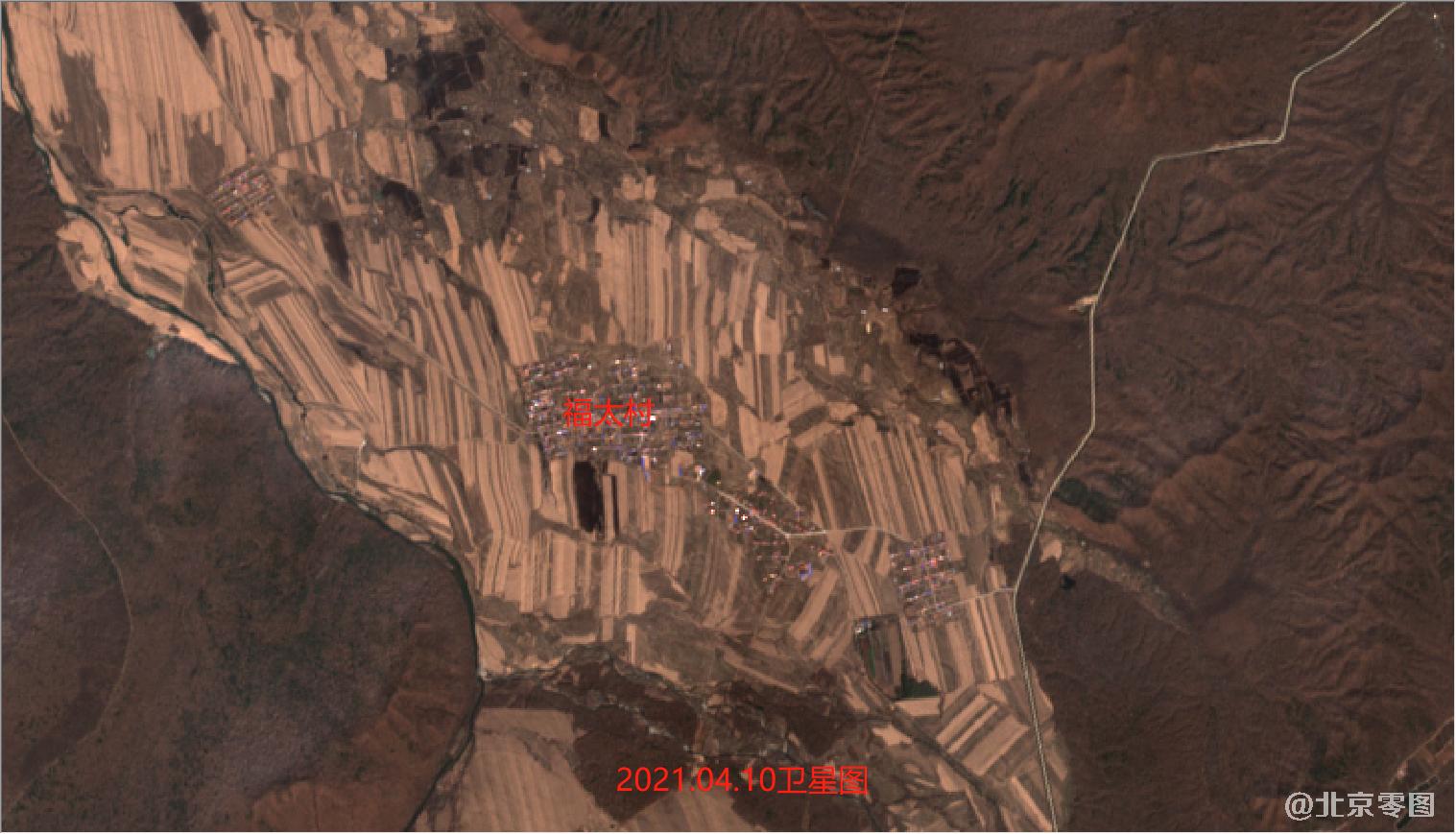 福太村2021年4月10日卫星图