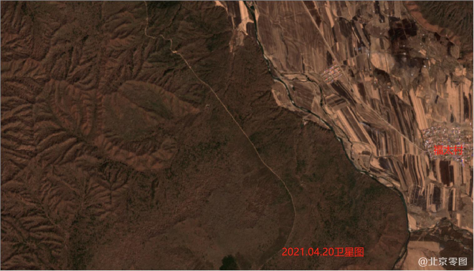 福太村2021年4月20日卫星图