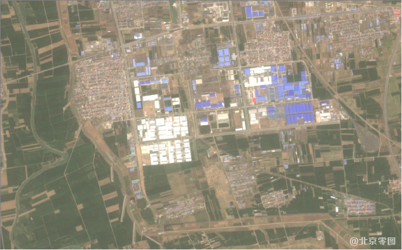 河南省郑州市新郑市最新卫星图-2021年3月份拍摄