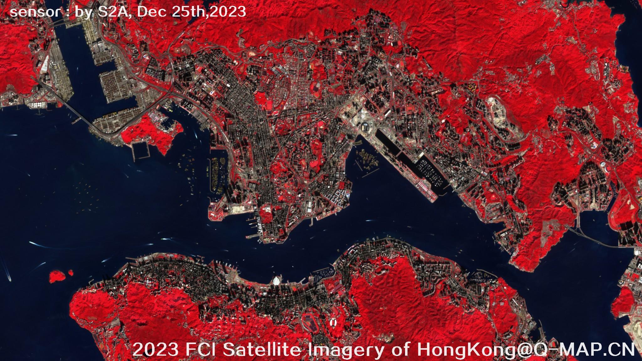 2023 【TCI-FCI-SWIR-NDSI】 Satellite Imagery of Hong Kong