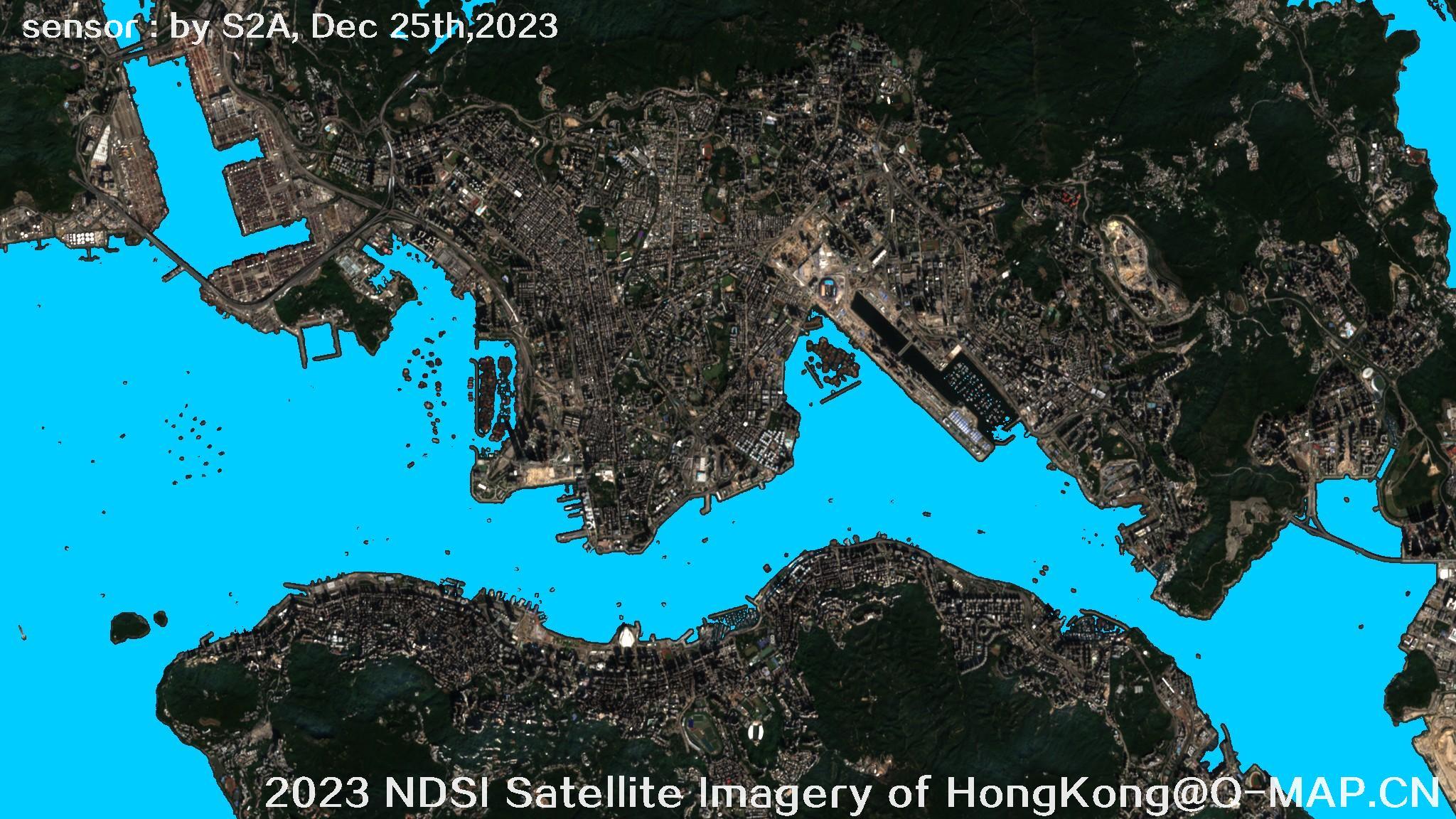2023 【TCI-FCI-SWIR-NDSI】 Satellite Imagery of Hong Kong