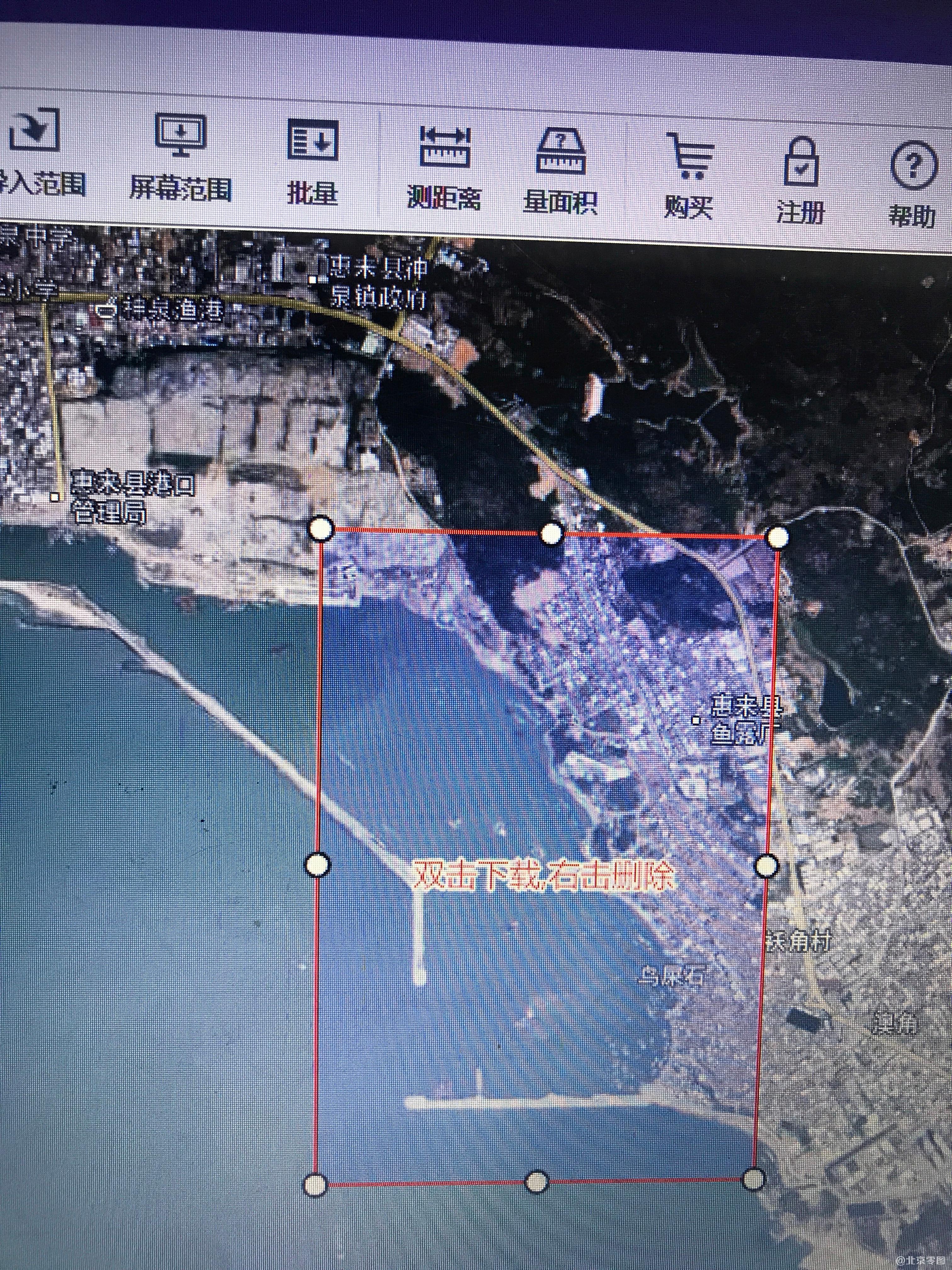 惠来县卫星图查询范围-袄角村