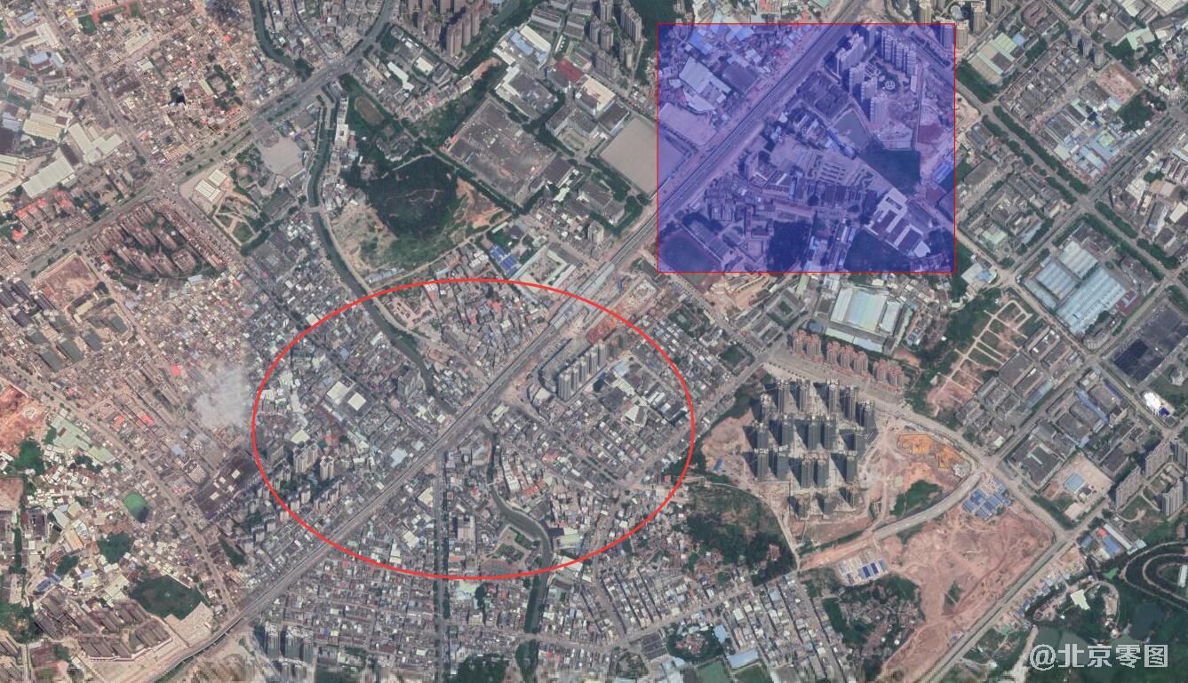 惠城区如今卫星图