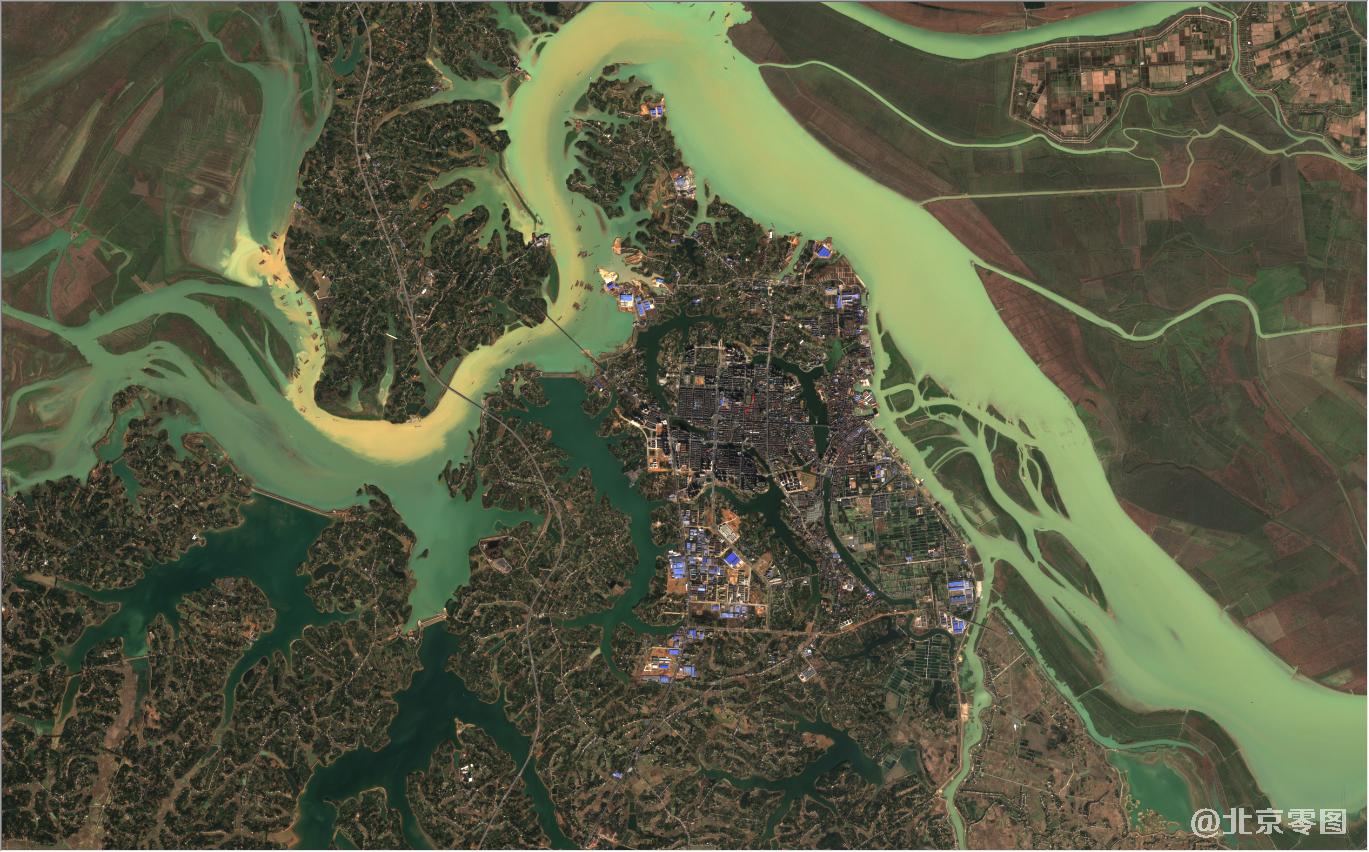 湖南省2021年1月份最新卫星影像图